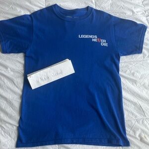 VLONE Blue Short Sleeve Tee - Legends Never Die